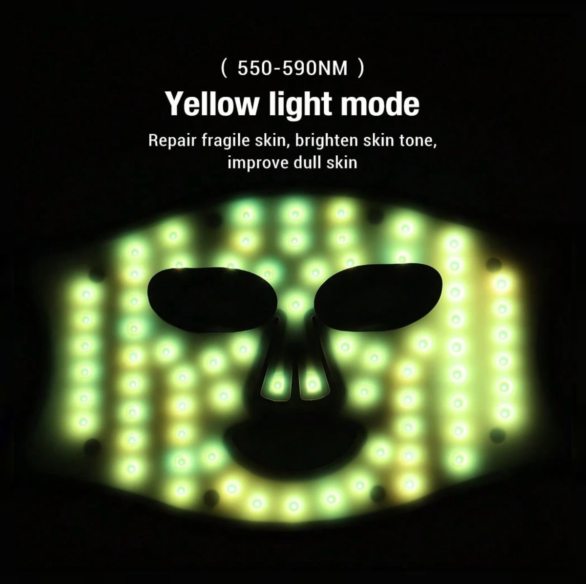 72 LED Light Therapy Face Mask – 4-Colour Facial Skincare Mask