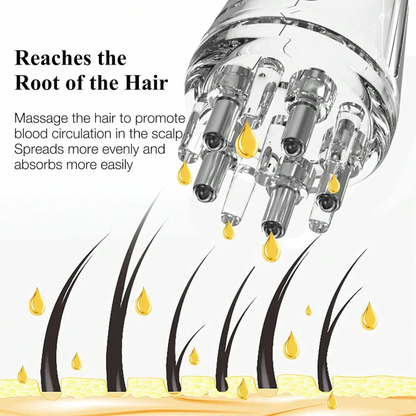 Scalp Oil Applicator & Massage Brush – 6ml Hair Serum Roller Bottle