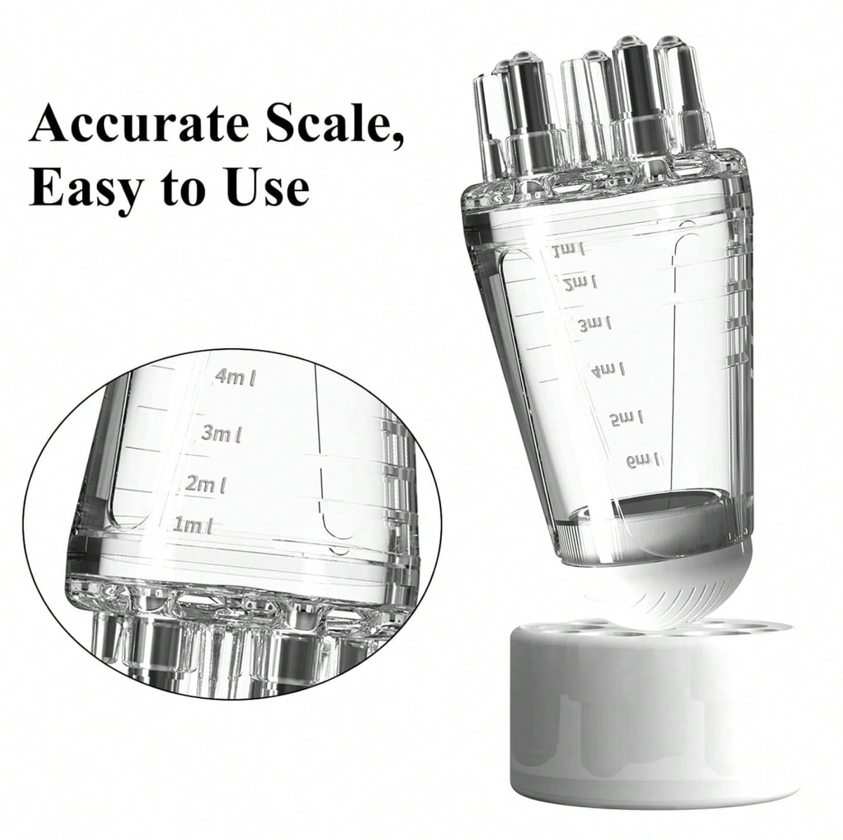 Scalp Oil Applicator & Massage Brush – 6ml Hair Serum Roller Bottle