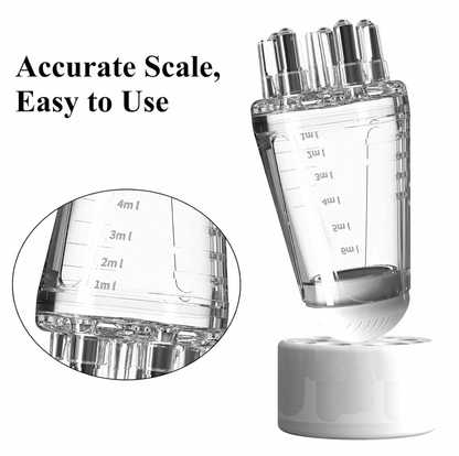 Scalp Oil Applicator & Massage Brush – 6ml Hair Serum Roller Bottle
