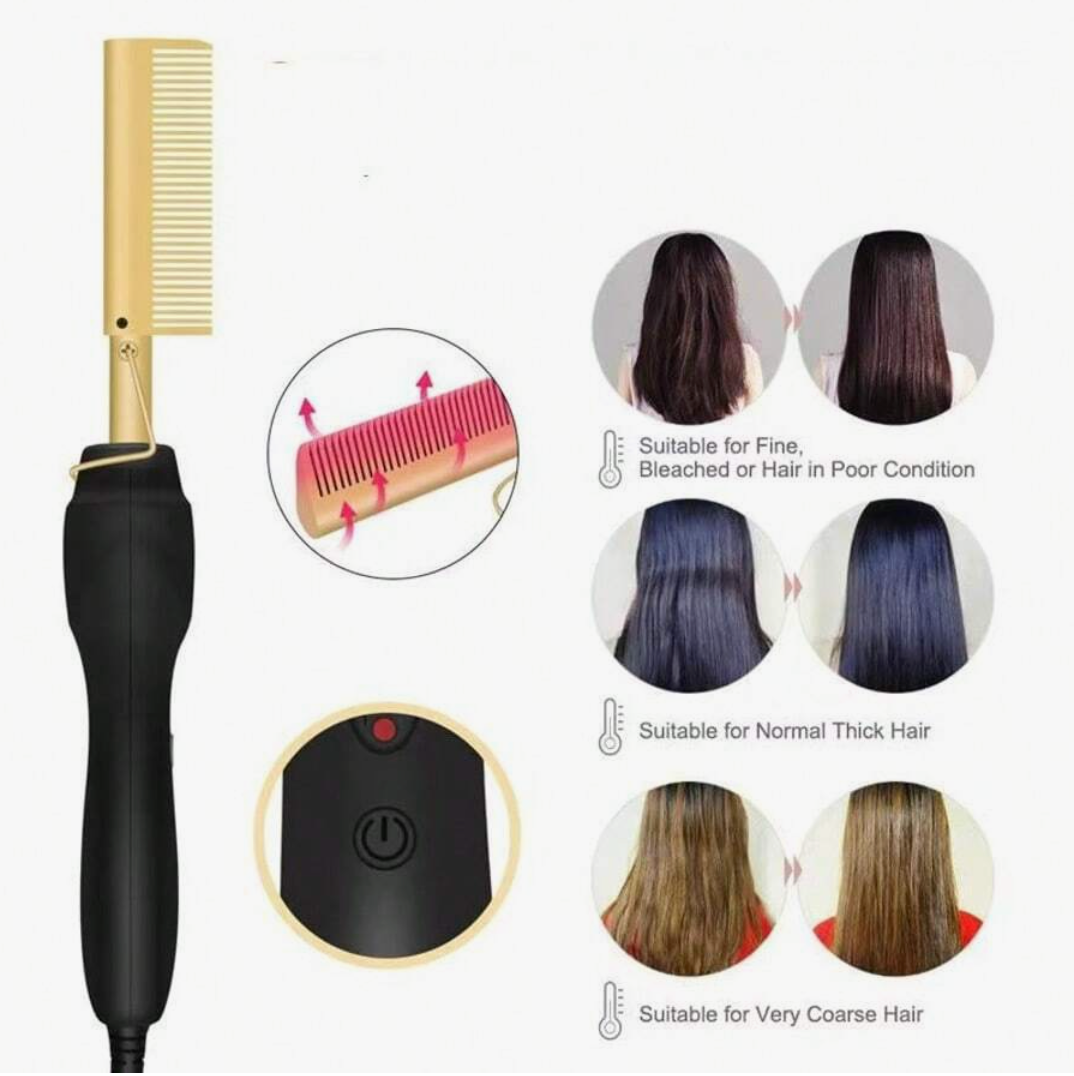 2-in-1 Electric Heated Hair Comb