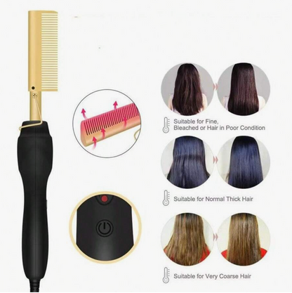 2-in-1 Electric Heated Hair Comb