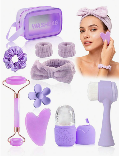 10-Piece Facial Skincare & Beauty Tool Set