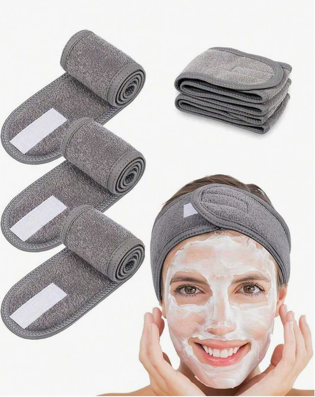 Adjustable Non-Slip Spa Headband