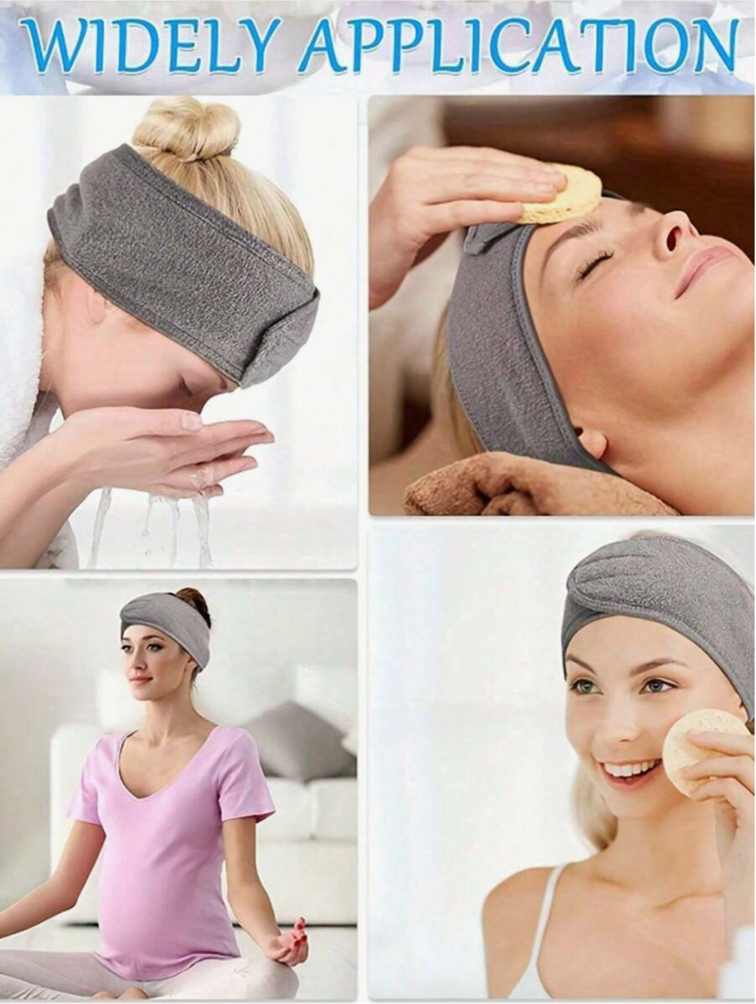 Adjustable Non-Slip Spa Headband