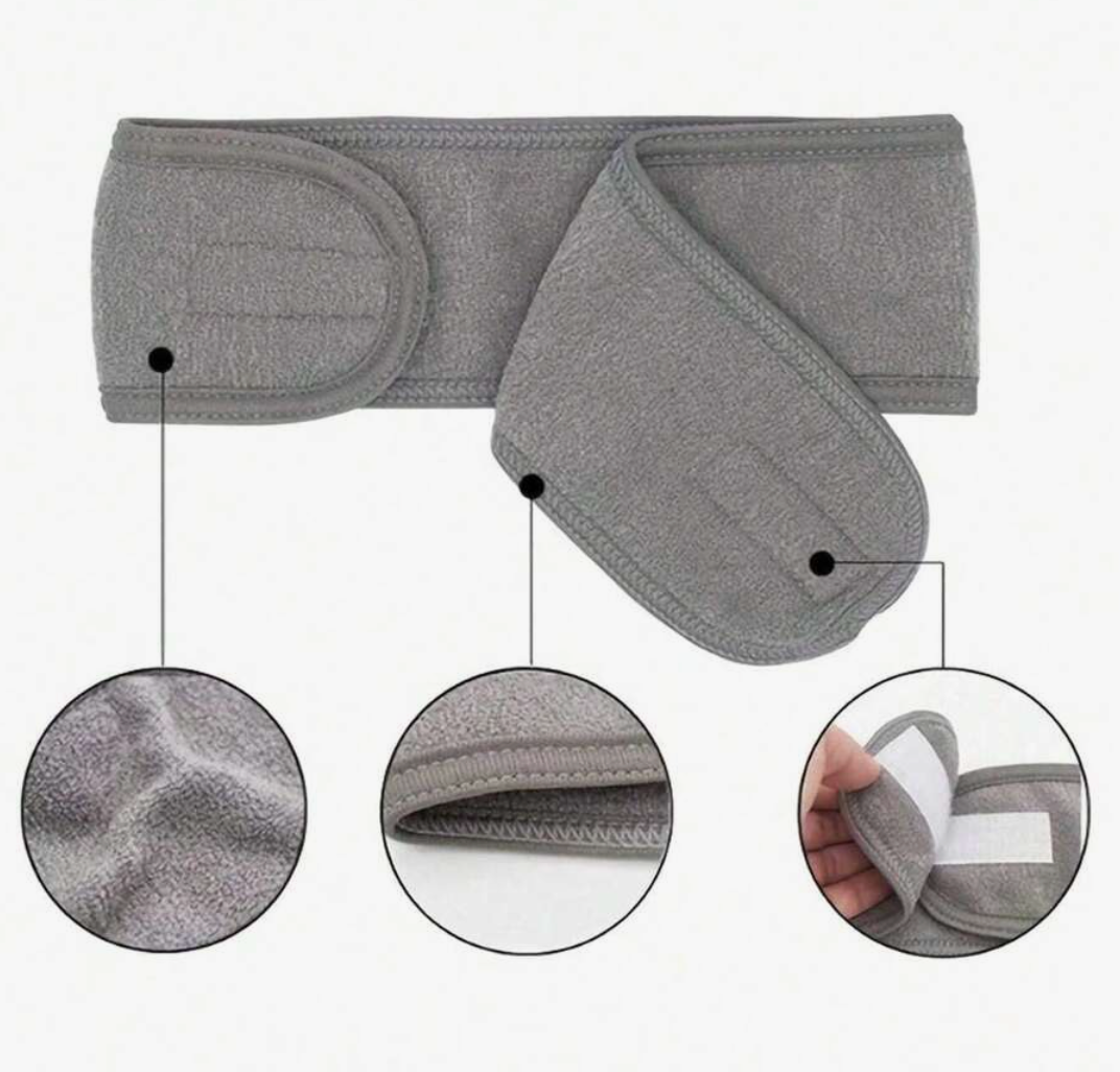 Adjustable Non-Slip Spa Headband