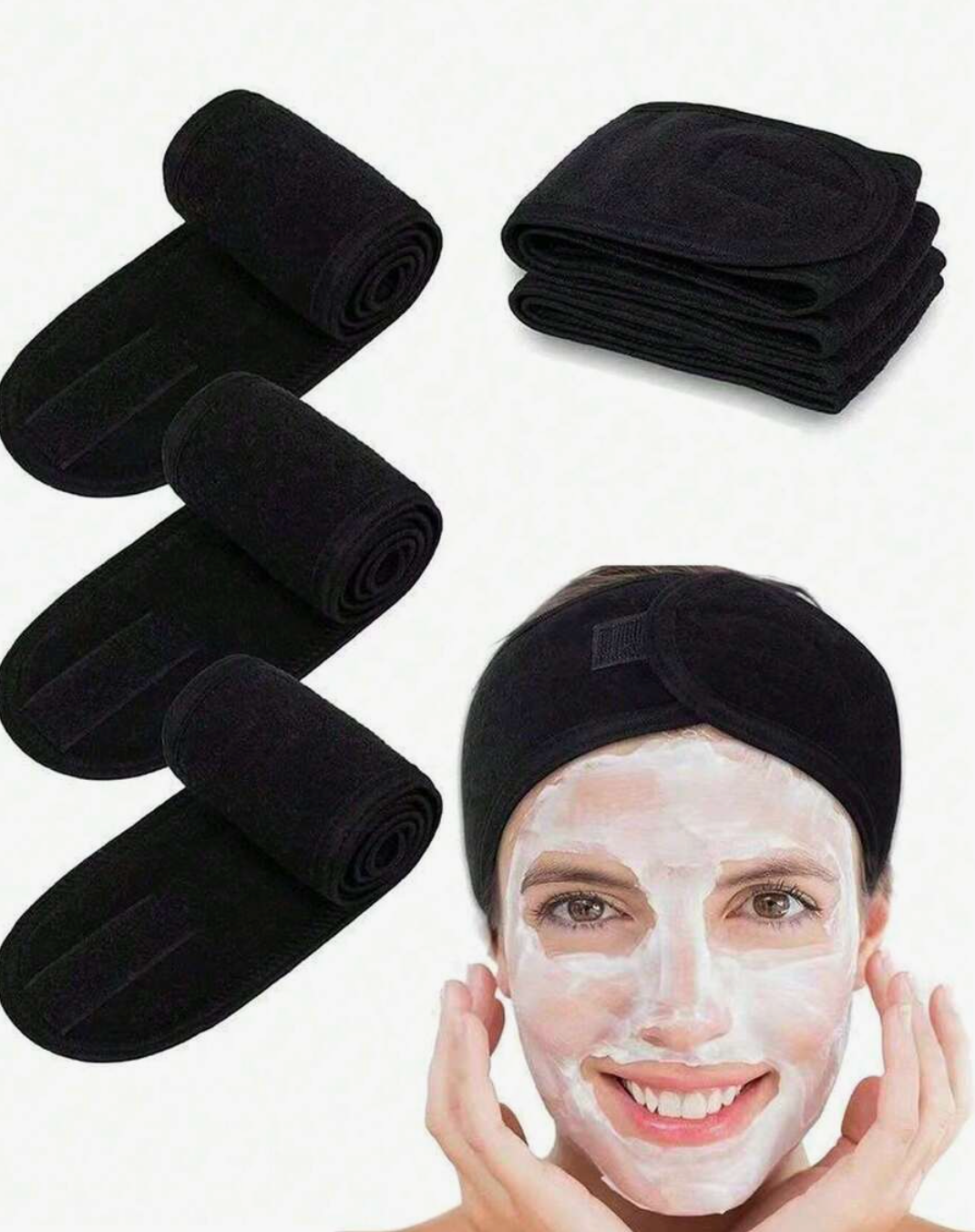 Adjustable Non-Slip Spa Headband