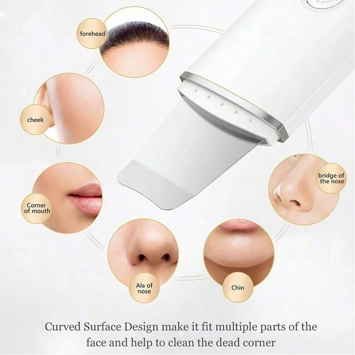 Ultrasonic Facial Cleansing & Skin Scrubber