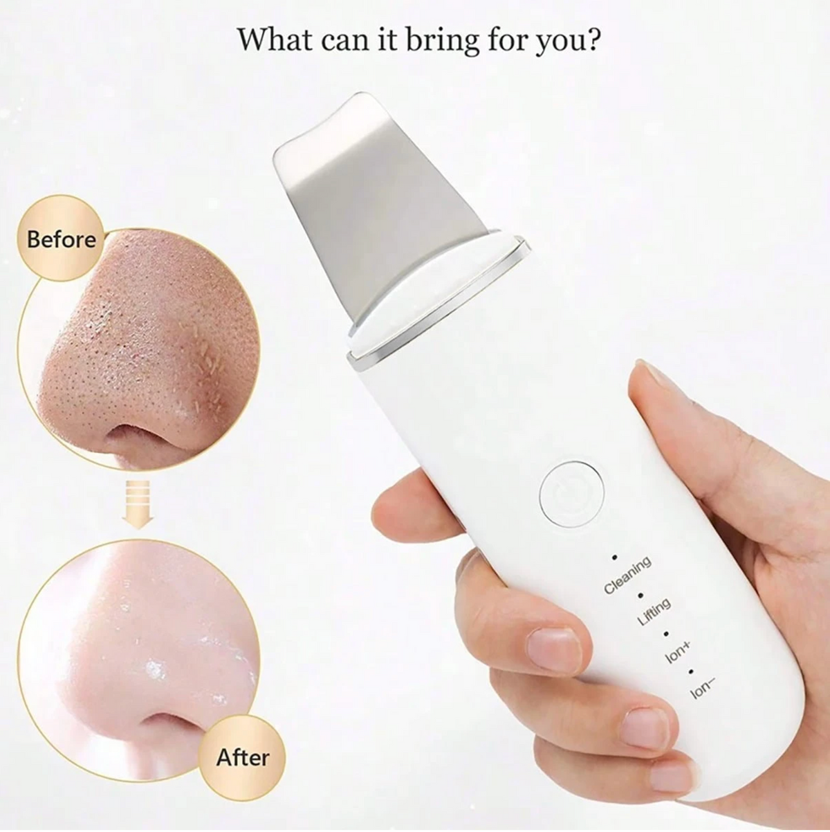 Ultrasonic Facial Cleansing & Skin Scrubber