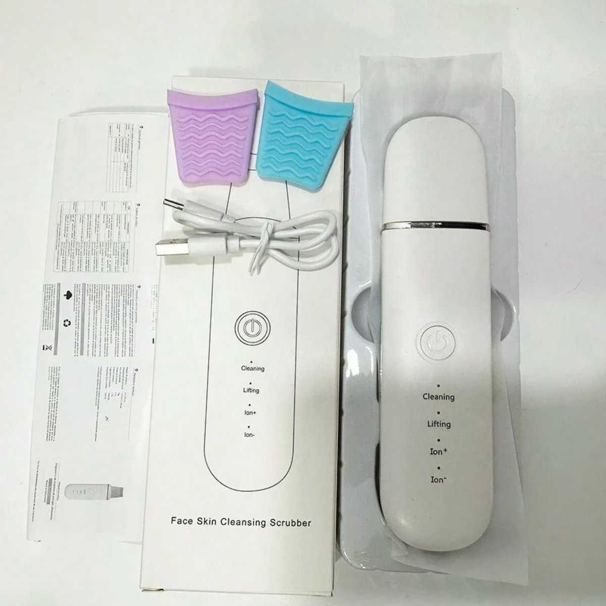 Ultrasonic Facial Cleansing & Skin Scrubber