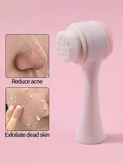 2-in-1 Silicone Facial Cleansing Brush
