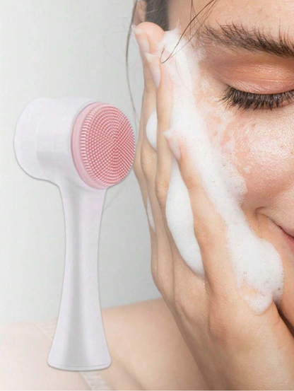 2-in-1 Silicone Facial Cleansing Brush