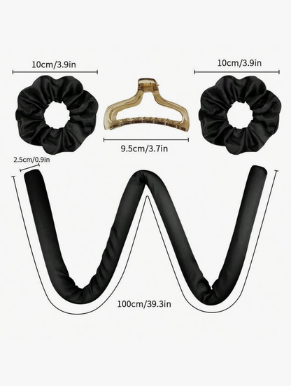 Satin Heatless Curling Rod Set