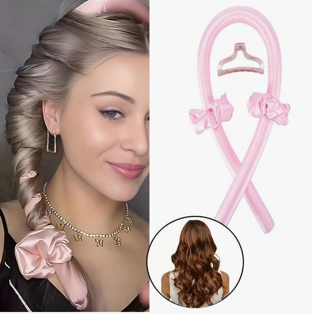 Satin Heatless Curling Rod Set