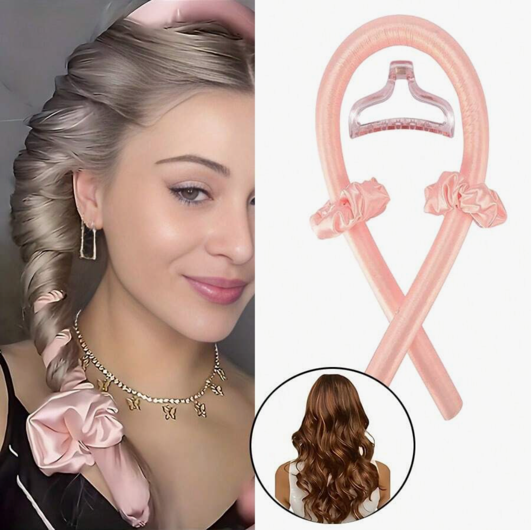 Satin Heatless Curling Rod Set