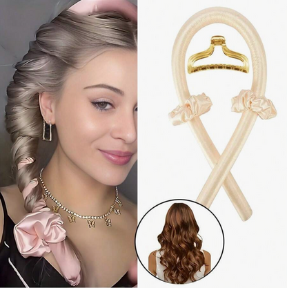 Satin Heatless Curling Rod Set