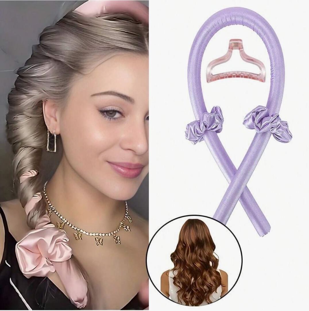 Satin Heatless Curling Rod Set