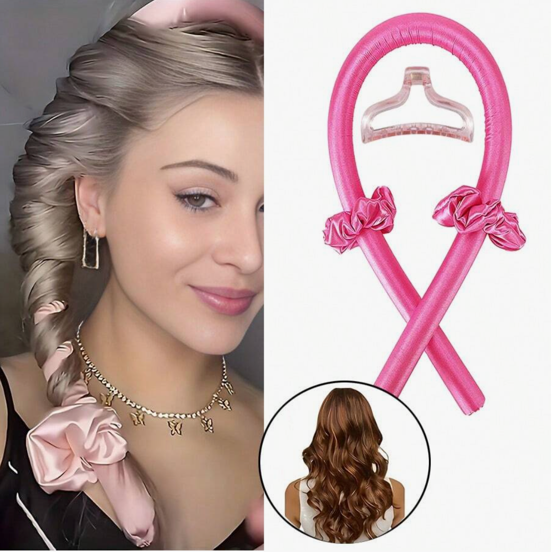 Satin Heatless Curling Rod Set