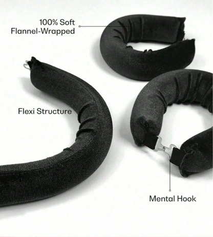3-Piece Heatless Hair Curler Set