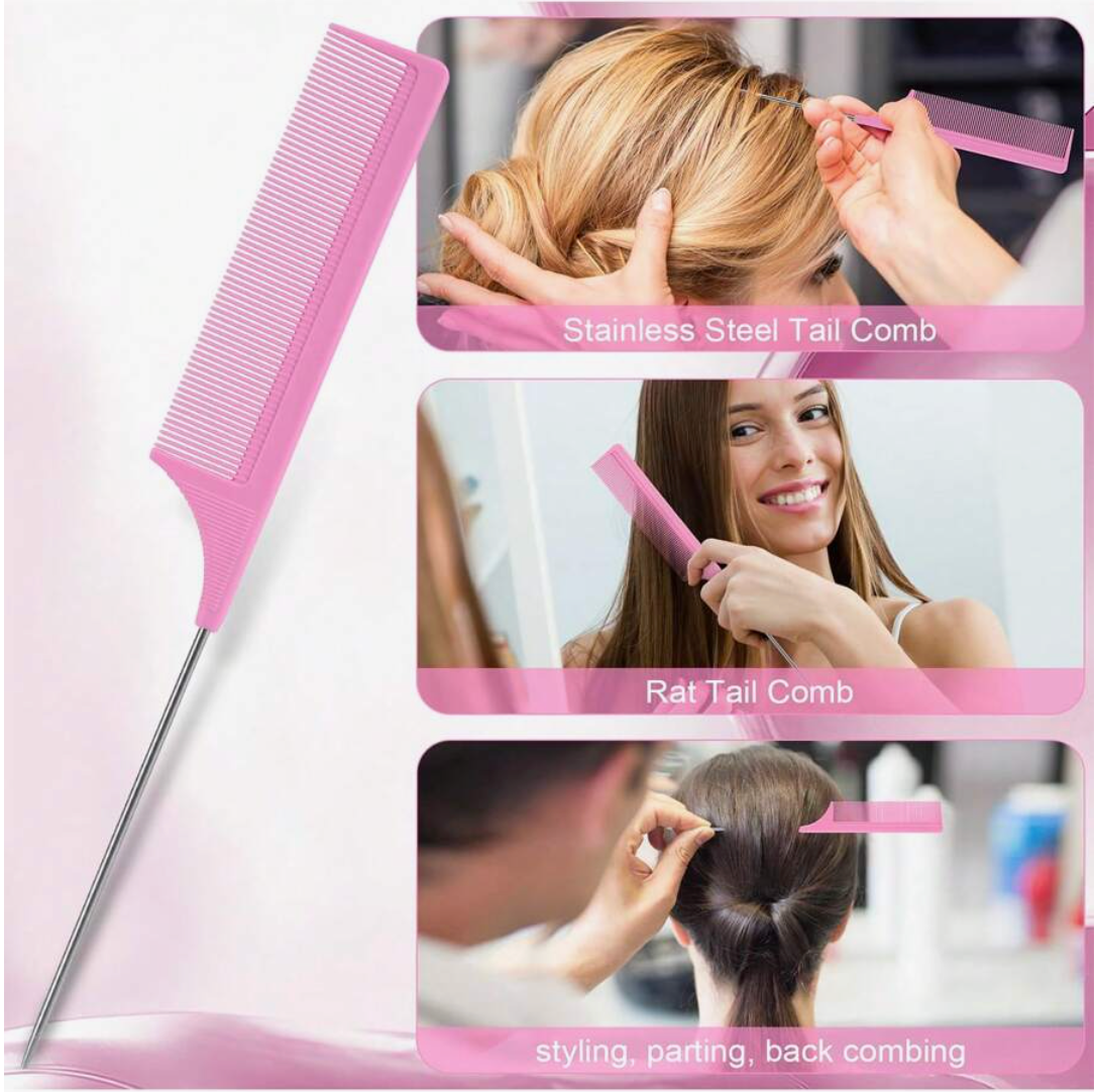 Hair Brush & Styling Comb Set with 200ml Spray Bottle