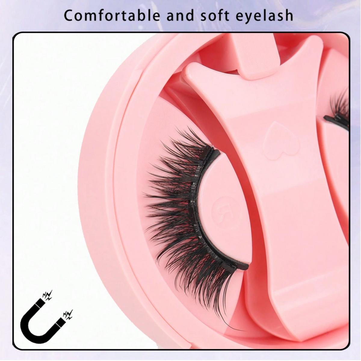 Natural Magnetic False Eyelashes with Applicator