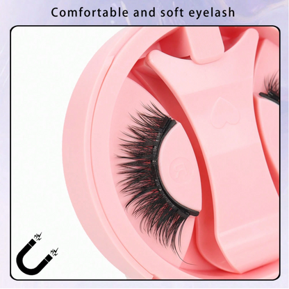 Natural Magnetic False Eyelashes with Applicator