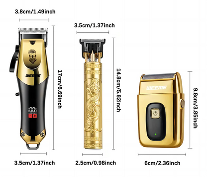 Cordless Electric Hair Clipper Set for Men