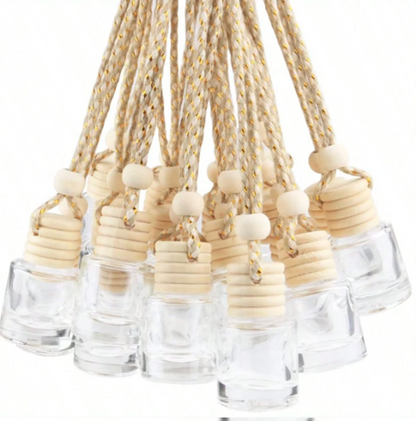 20-Piece 8ml Hanging Car Diffuser Bottles