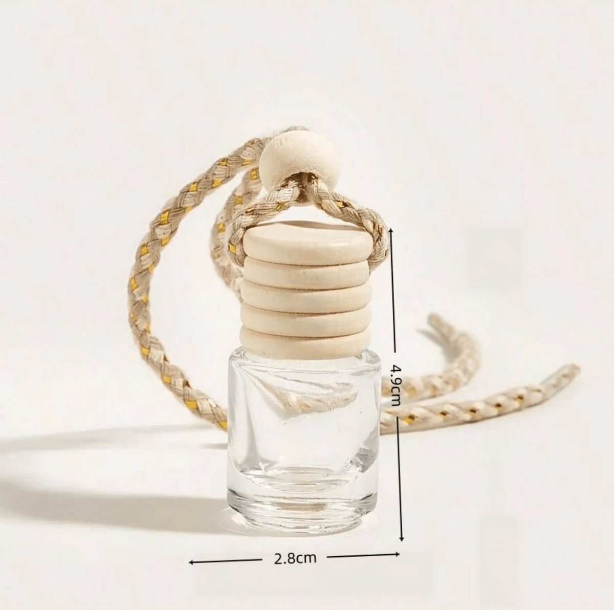 20-Piece 8ml Hanging Car Diffuser Bottles