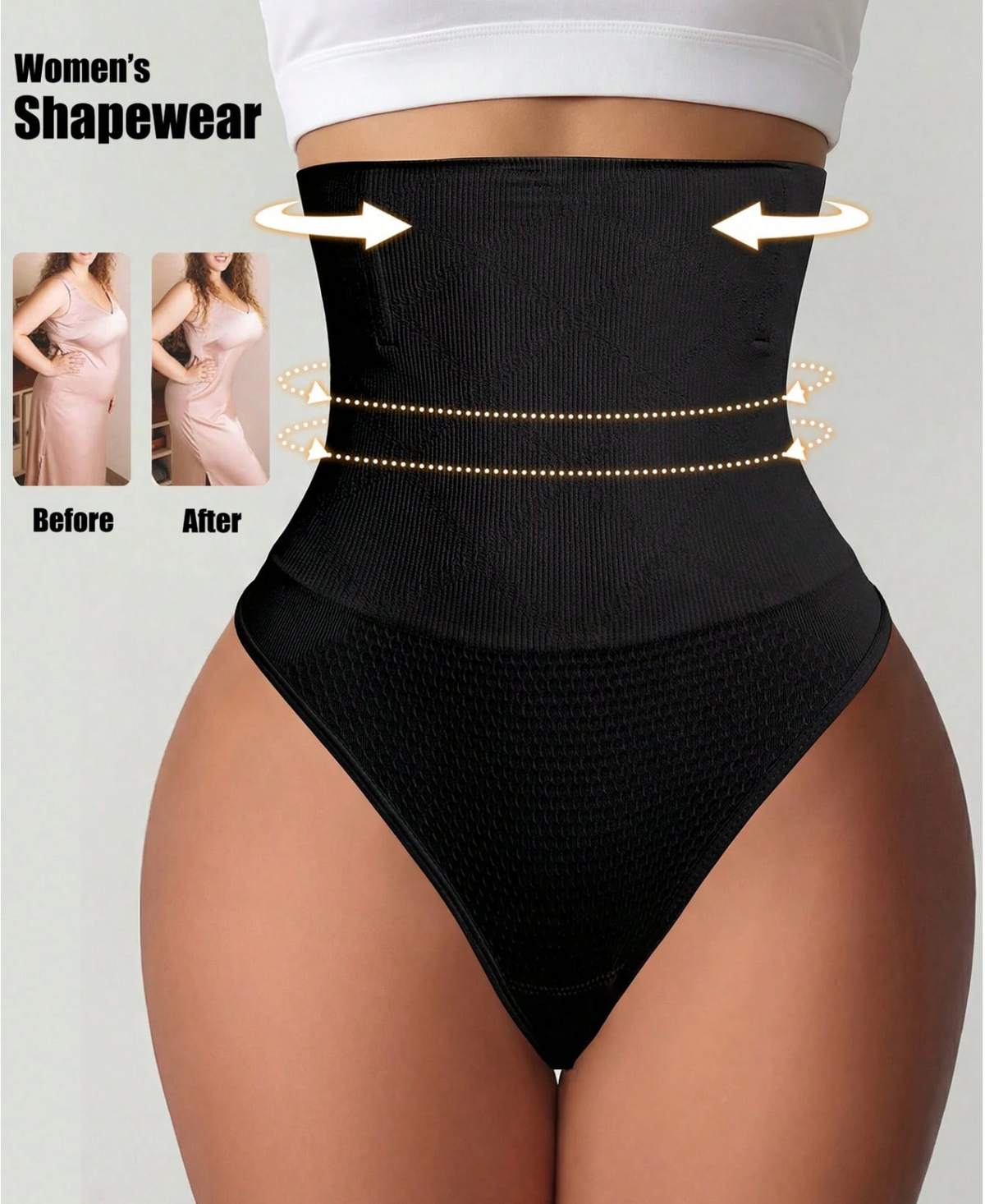 High-Waist Seamless Tummy Control Shapewear