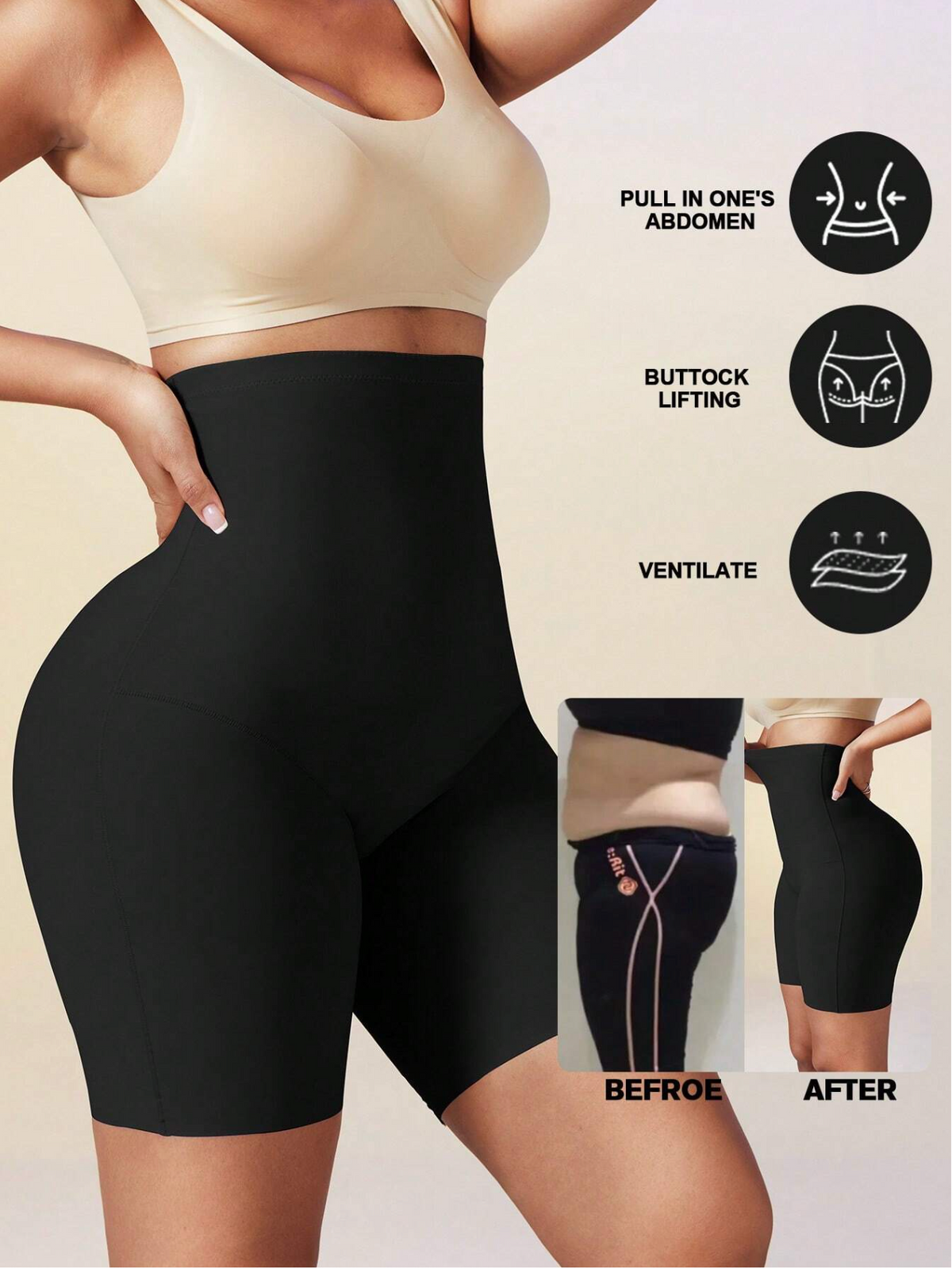 Women’s High-Waist Seamless Shaping Panties