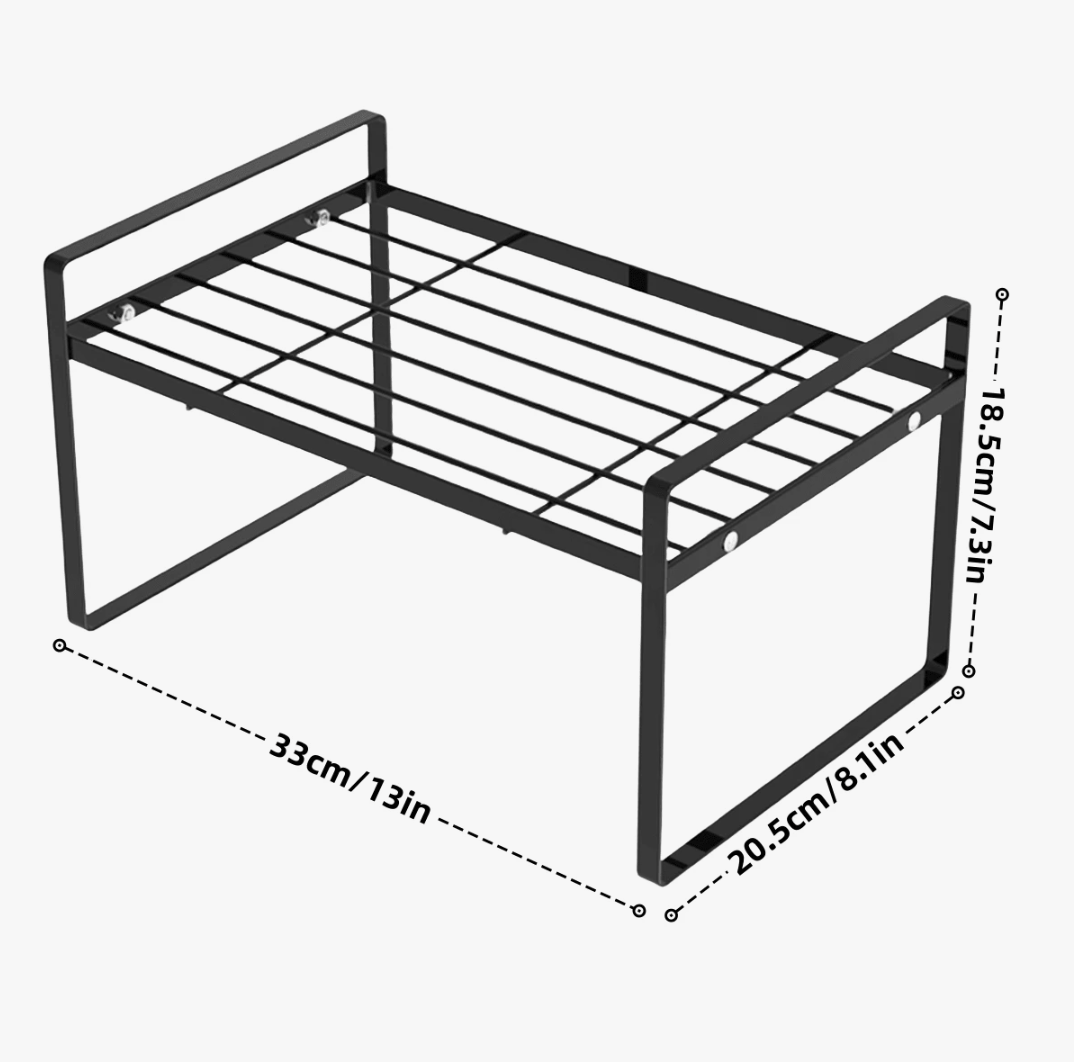 2-Tier Kitchen Countertop Organiser Rack