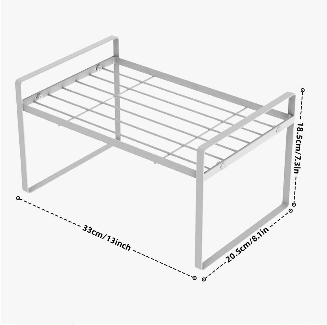 2-Tier Kitchen Countertop Organiser Rack