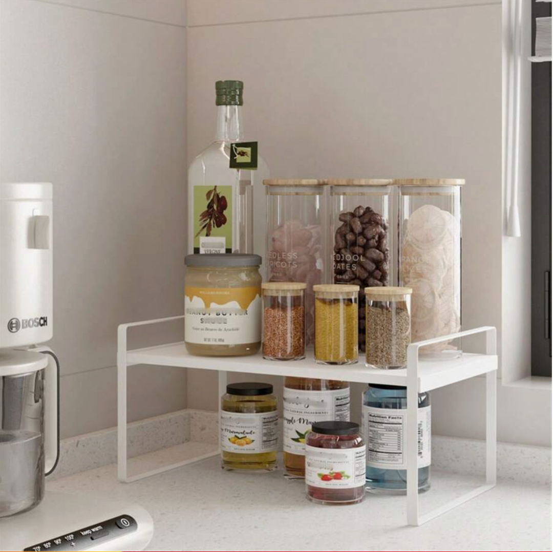 2-Tier Kitchen Countertop Organiser Rack