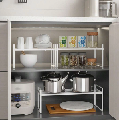 2-Tier Kitchen Countertop Organiser Rack