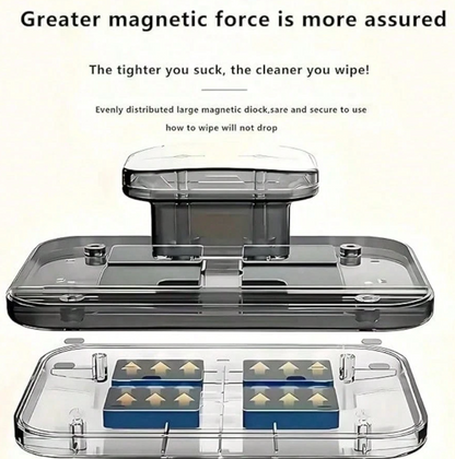 Dual-Sided Magnetic Window Cleaner