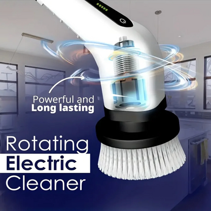 Cordless Electric Spin Scrubber with 8 Brush Heads
