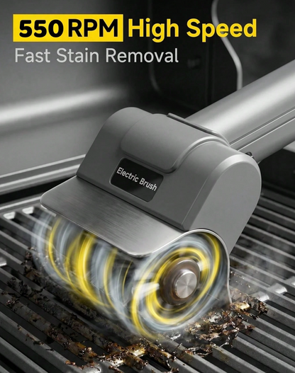 Rechargeable Electric BBQ Grill Cleaning Brush