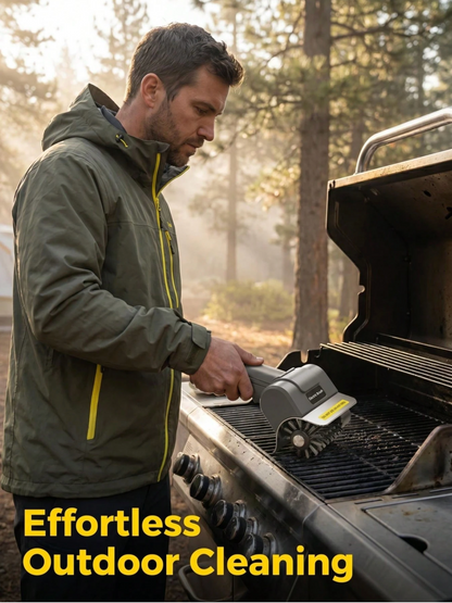 Rechargeable Electric BBQ Grill Cleaning Brush