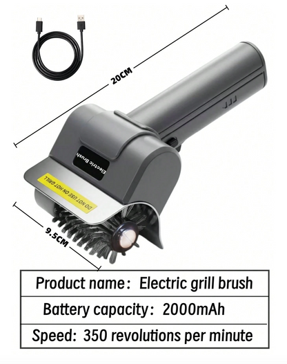 Rechargeable Electric BBQ Grill Cleaning Brush