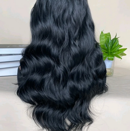 Heat-Resistant Wavy Headband Wig