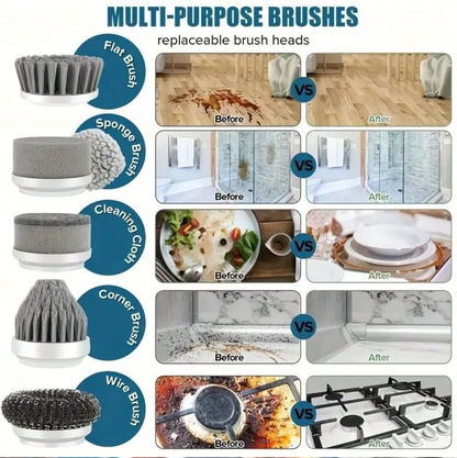 5-in-1 Rechargeable Electric Cleaning Brush