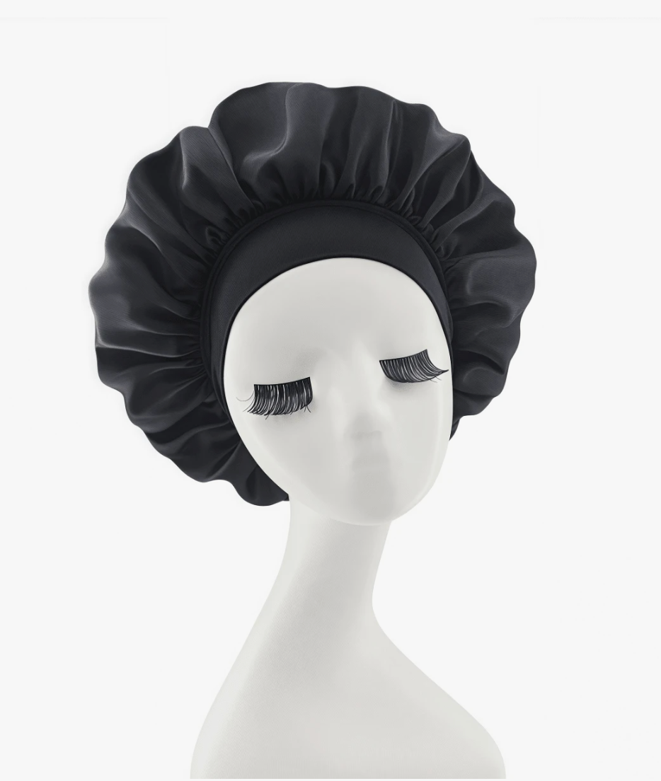 Luxury Satin Silk Sleep Cap for Hair Protection