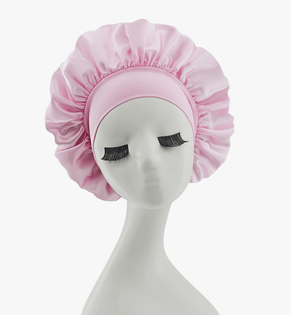 Luxury Satin Silk Sleep Cap for Hair Protection