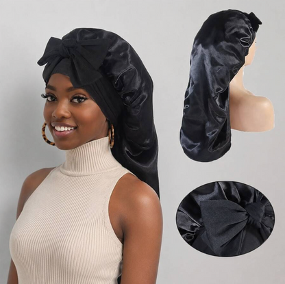 Long Satin Sleep Cap for Braids & Long Hair