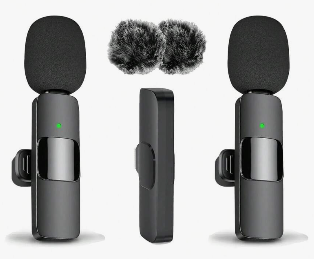 Wireless Lavalier Microphone for Android & Apple