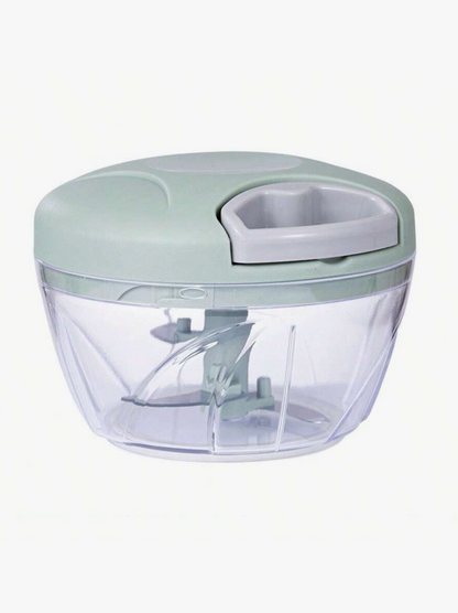 Manual Food Chopper & Meat Grinder – Rotary Garlic, Vegetable & Nut Chopper