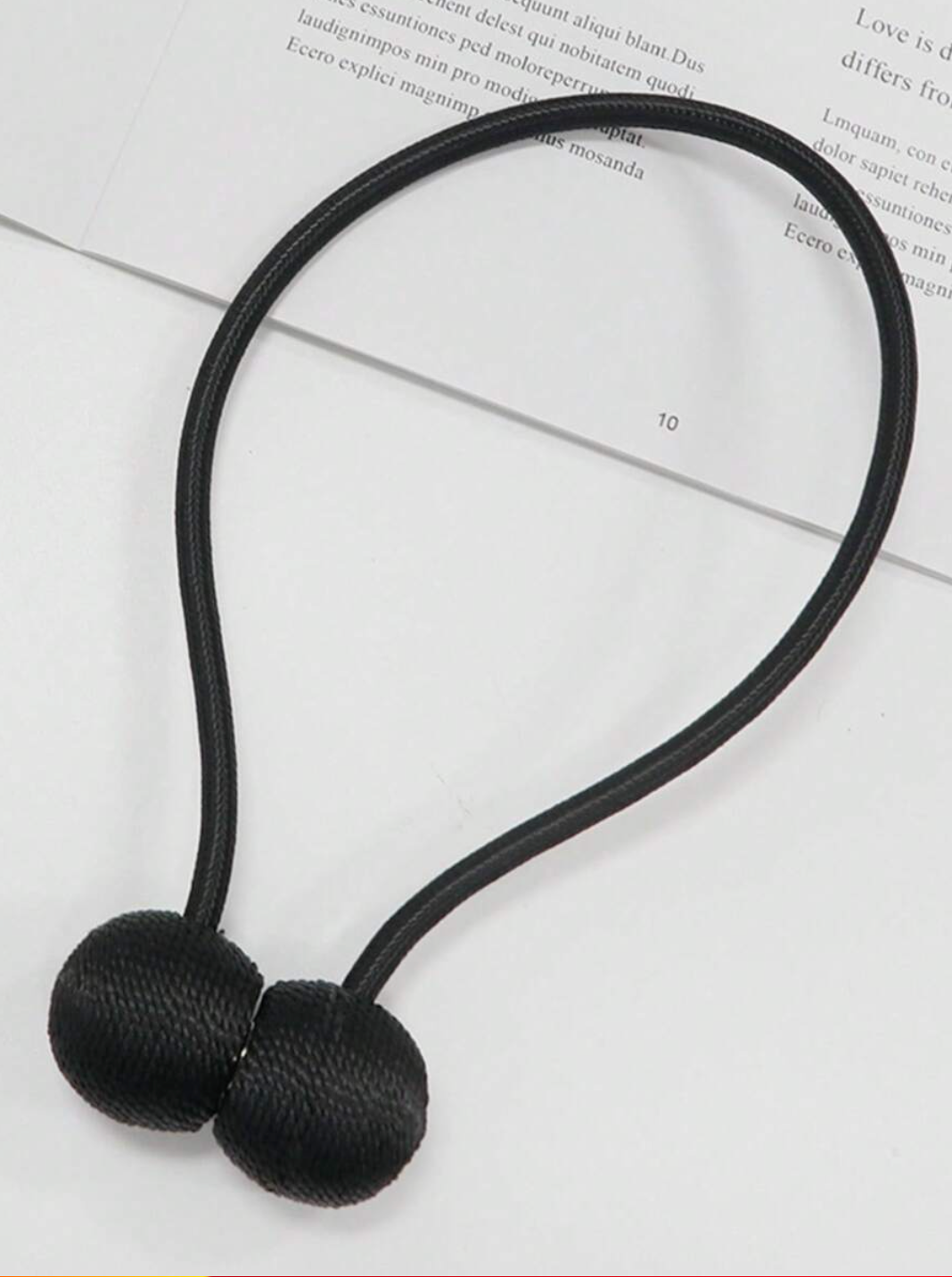 Magnetic Curtain Tie Backs – 2 Piece Curtain Holder Set