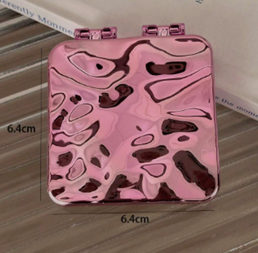 Compact Folding Makeup Mirror