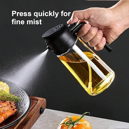 2-in-1 Oil Sprayer & Dispenser Bottle